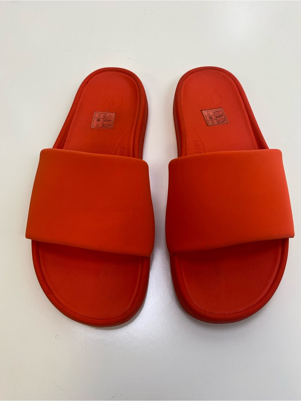 lululemon athletica Red Slide Sandals